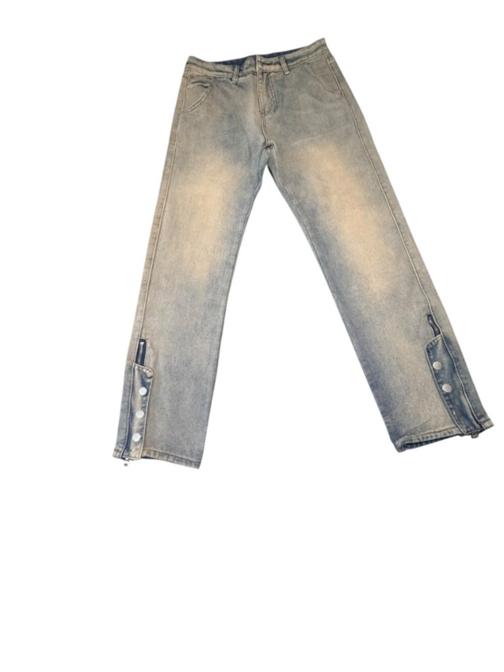 MNML Vintage Wash B126 Denim Jeans-Mens - Picture 2 of 6